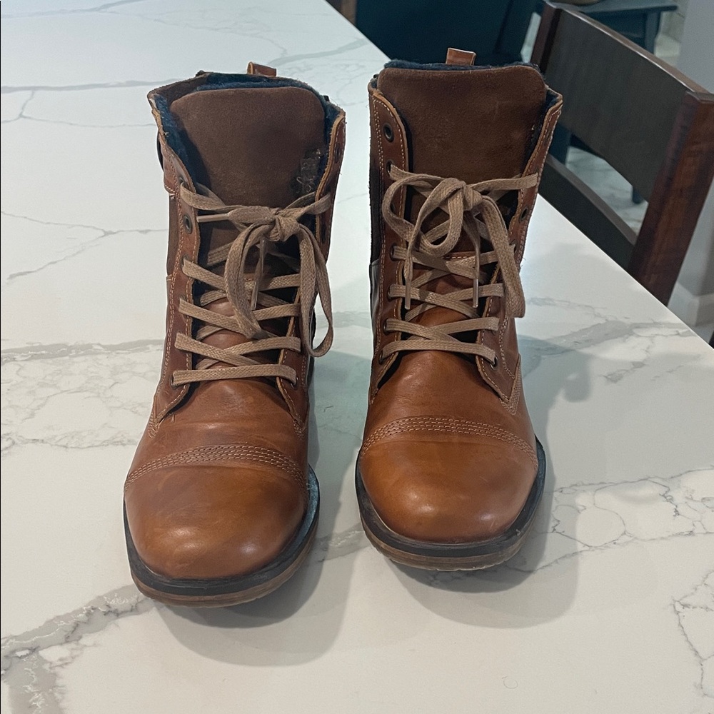 Steve Madden Tan Leather Men's Boots